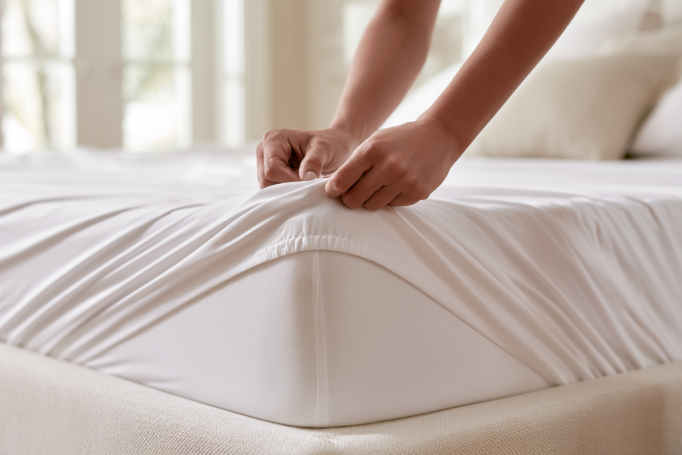 Matratzenbezug präzise ausmessen für eine passgenaue Hülle im Schlafzimmer